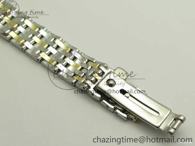 0523 Attractive De Ville Prestige Ladies 32.7mm SS MKF 1:1 Best Edition White Dial Roman Markers on SS YG Bracelet MIYOTA 7965